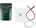Kafijas klucīšu komplekts resnās zarnas tīrīšanai ar 1 LB Enema Coffee - Gerson Apstiprināts Mājas Enema Kit - Enema Bucket Kit - Terapija Roast Coffee Detox tīrīt - Enema Coffee Organic