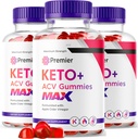 Montty (3 Pack) Premier Keto MAX Gummies - PremierKeto ACV Gummies, Premier ACV Keto MAX Gummies, Premier Apple Cider Etiķis Keto MAX Gummys, 180 Gumijas 90 dienām