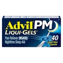 Advil PM Liqui-Gels sāpes Reliver un nakts miega palīglīdzeklis, sāpes Medicīna ar Ibuprofēnu sāpju mazināšanai un difenhidramīna HCL miega palīglīdzeklim - 40 šķidrās pildītās kapsulas - Atgriezties koledžā