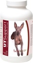 Veselīgas šķirnes Xoloitzcuintli Cranberry Chewables - UT atbalsts - Efektīvs, lai palīdzētu cīnīties kaitīgas baktērijas un novērstu infekciju jūsu suņa urīnpūšļa - 75 grāfs