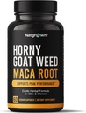 Horny Kaze Weed un Maca Root ekstrakta papildinājums vīriešiem un sievietēm (Epimedium Extract, Hornygoatweed) Vegan Kapsulas - 60 Ct