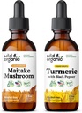 Maitake Sēņu Tincture 2 fl oz & Turmeric Tincture 2 fl oz