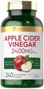 Carlyle Apple Sidra Etiķis Kapsulas - 2400mg - 240 Skaits -- Ne-GMO, bez lipekļa Papildinājums