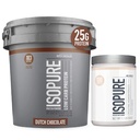 Izopurs Proteīns Pulveris Zems Karbs Ar kreatīnu Pulveris 500g Neflavored, Keto Friendly Protein Pulveris, 100% Sūkalu Proteīns Izolāts, Proteīns Flavor: Holandes Šokolāde, 7.5 Pounds