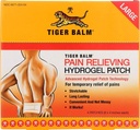 Tīģeris Balm sāpes relieving liels patch, 4" x 8", 4 / iepakojums – sāpes relieving patch – pagaidu atvieglojums nelielas sāpes muskuļu un locītavu – Formulēts ar mentolu, Camphor, un Capsicum – ātri darbojas