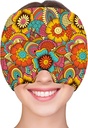 ZNÖCUETÖD Migraine Relief Cap Relief Cap Galvassāpes Reliefs Cap Auksts Cap Ledus Cepure Migrēniem Galvassāpes Sinuss Stress Tension Galva Ledus iepakojums Wrap Migrēna Maska Pakaramais Cap Ledus Beanie Karsts / Auksts Saspiešanas Sievietes