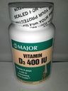 Svarīgs Generic D3 vitamīns 400 SV Diētiskās piedevas Kaulu veselība 100 tabletes