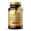 Solgar D3 vitamīns Holekalciferols 250 MCG 10000 SV Softgels palīdz uzturēt veselīgus kaulus Zobi Imūnsistēmas atbalsts Ne-GMO Gluten, Bez piena Servējumi, 180 Skaits