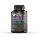 Lunovus Macular Support Plus Multivitamīni Pamatojoties uz AREDS 2 Pētījums - Acu vitamīni makular atbalstam - Minerālu papildinājums ar luteīnu un Zeaksantīnu - 180 Soft gels