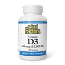 Dabas Faktori D3 vitamīns - Dienas papildinājums kaulu & atbalsts - D vitamīna papildinājums AIDS veselīgas imūnās sistēmas funkcija - Atbalsta Spēcīgas locītavas & Knees - 120 Softgels (120 Servē)