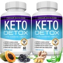 Toplux Keto Detox Pills Advanced Cleansing Extract – 1532 Mg Natural Acai Colon Cleanser Formula, Flush Toxins & Excess Waste, vīriešiem, 60 kapsulas, papildinājums