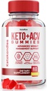NutraRize KetoKandies Keto+ACV Gumijas svara zudums, maksimālā stipruma papildinājums, Gomitas Atsauksmes (60 Gumijas)
