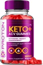 VIVE MD Proton Keto ACV Gummies Advanced Weight Management, Protein Keto ACV Gummies, Proton Keto Plus Gumies with Apple Cider Etiķis papildinājums 1000mg, Proton Keto+ACV Gumies Reviews (1 Pack)