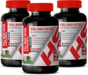 Ķermeņa Detox papildinājums - Full Body Detox un tīrīt Complex 920 MG - sarkana Āboliņa formula - 3 pudeles 300 kapsulas