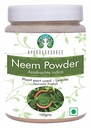 Neem Leaf pulveris 100 Gm - Azadirachta Indica - savvaļas Drafted Neem Leaf pulveris -- Ļoti Bitter Neem Papildinājums ādas matiem un detox -- ne ĢMO, bez lipekļa, Vegan