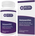 Dabas Astaksantīna Acu vitamīns 10mg - papildinājumi, lai atbalstītu acu veselību - līdz 90 reizes spēcīgāks nekā sintētisko - Formulēti ārstu - 3 Party Sertificēts - 60 Softgels