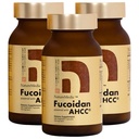 Fucoidan Powered with AHCC® Brown Seaweed Immunity Papildinājums ar augstas tīrības Organic Mekabu Mozuku Agaricus 3 pudeles - 480 Dārzeņu kapsulas Ražots Japānā