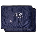 2 FlexiKold Gel ledus iepakojumi (standarts: 10,5" x 14,5") - atkārtoti lietojams auksts iepakojums traumām, muguras sāpju atvieglošanai, migrēnai Relief Pad, pēc operācijas, pēcdzemdību, galvassāpes, plecu daļa - 6300-KOLD 2PK