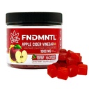FNDMNTL Ābolu sidrs Etiķis Gumijas; Maitake, Šitake, B12 vitamīns; 1000 mg; 60 grādos; bez želatīna; bez lipekļa; vegans un ne-ĢMO