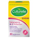 Culturelle Probiotikas sievietēm ar prebiotikām - 4-in-1 vaginālas, gremošanas, urīna un imūnās veselības - pH līdzsvars, uzpūšanās un gāzu atvieglojums - ikdienas Veģetārās kapsulas, ne-GMO - 30 Skaits