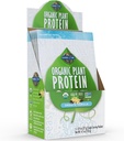 Dabas dārzs Organisko augu proteīns Gluds Vanilla pulveris - viena apkalpo paketes (5-Pack) - Vegāns, bez graudiem un lipekļa augu bāzes proteīns Sakratiet ar 1B KVV probiotikām un fermentiem, 15g proteīnu