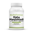 Herbsforever Manjishtadi Kwath kapsulas    - Ajurvēdas augu papildinājums ādas veselībai & Detoksikam - 90 Veg kapsulas, 800 mg Katras tradicionālās labsajūtas formula
