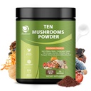 14 in 1 Sēņu pulveris kafijas vārīšanai, 8 oz Sēņu papildinājums ar Lions Mane, Chaga, Reishi, Turkey Aste, Cordyceps Sēņu ekstrakta pulveris, u.c., Sēņošana Imūnsmadzeņu enerģijai