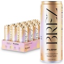 BREZ FLOW Lion s Mane Sēņu dzēriens, 18-iepakojums, neinfūzija, adaptogēns, Relieving, Uplifting, un Social, Dzirkstošais citronu plūškoka toniks 12 Fl
