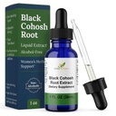 Black Cohosh saknes – atbalsta Menstrual Relief, Menopause Relief, Veselīgs asinsspiediens, Cirkulācija – bez alkohola šķidruma ekstrakts, 1oz - Herb-Zinātne