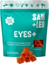 SAM+LEO EYES+ Bērniem Gummy Vitamīni - visi dabas, Vegan Acu Vitamīni bērniem un pusaudžiem - vitamīns A, cinks, luteīns un Zeaxathin Gummies - Orange Flavor - 60/ct
