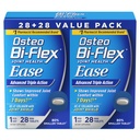 Osteo Bi- Flex Ease Advanced Triple Action ar D vitamīna kopīgām piedevām, Mini- Tablets, 28 Skaits, Iepakojums pa 2