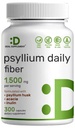 Psyllium Husk 1500mg Per Servējot, 300 kapsulas – 3 in 1 Fiber Papildinājums ar inulīnu un Acacia Complex – Dabīgs Šķīstošais Fiber, Atbalsta Gremošanas Veselība – Augu bāzes, Non-GMO