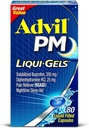 Advil PM Ibuprofēns 200 mg Liqui- Gels 80 ea (4. iepakojumā)