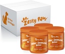 Zesty Paws Alerģija Imūnās Papildinājums suņiem Lamb- ar Omega 3 Wild Aļaskas Salmon Fish Oil & EpiCor + Gremošanas prebiotikas & Probiotikas - Anti nieze un ādas karsti plankumi - 90 Count, 4 Pack