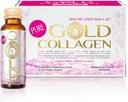 GOLD COLLAGEN Pure - Kolagēna piedevas sievietēm un vīriešiem ar biotīnu matu augšanai, ādai un nagiem - pretgrumbu imūnās sistēmas pastiprinātājs ar hialuronskābi, vitamīns C, B6 un cinks, 1 Pack 10x50 ml