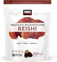 FORCE FACTOR Mūsdienu Sēnes Soft Chews, Reishi Sēņu Papildinājums Miegam, Stresa Relief, & Ilglaicīgas, Antioksidanti Papildinājums, Delicious Šokolādes Peanut Butter Cup Flavor, 30 Soft Chews