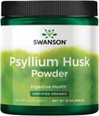 Swanson Sertificēts Organic Psyllium Husk Powder 12 Ounce (340 g) Pwdr