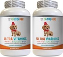 k9 Power Imūnais suns - suns Ultra Vitamīni - Veterinārārsts Ieteicamais - Imūnsupport - Matu ādas acis un kauli Atbalsts - Suņu vitamīnu košļājamās - 2 pudeles (180 Ārstniecības)