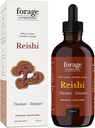 Lopbarība Hiperfoods- Original Canadian Wild Reishi Mushroous Superfood Šķidrais papildinājums Extract Tincture, Vegan, Non-GMO, uzlabo imūnās sistēmas un stresa reakciju, Natural Calm, 118ML