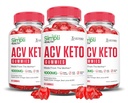 Tikai laboratorijas (3 Pack Simpli Health Keto ACV Gummies Advanced Formula 1000MG Apple Cider Etiķis Formulēts ar granātābolu biešu sulas pulveris B12 Vegan Non ĢMO 180 Gumys