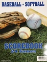 Glovers beisbols/Softball 24 Game Scorebook