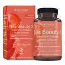Reservage Nutrition - Tres Beauty 3 - papildinājums matu augšanai, ādas kopšanai un nagu kopšanai - kolagēna papildinājums ar keratīnu un biotīnu - bez lipekļa - 90 kapsulas (30 Servē)