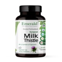 EMERALD LABS European Milk Thistle - Organic Milk Thistle Extract - Atbalsta aknu veselība & palīdz uzturēt dabas enerģiju, gremošanas un smadzeņu veselība - 60 Dārzeņu kapsulas (līdz 60 dienu piegādes)