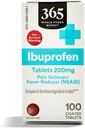 Ibuprofēns 200 mg, 100 tabletes dienā