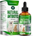 Suns Antibiotikas Forte Health -- Antibiotikas kaķiem -- Augu Papildinājums visām šķirnēm -- Easy Elpošana -- Gremošana un urinācija -- Āda & Apvalks -- Vistas Flavor - 2 Oz