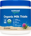 Nutricost Organic Milk Datetle (Silybum Marianum) 8 oz uz vienu konteineru (Neuzliesmojošs) - Ne-GMO, bez lipekļa