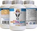 Vitamīni suņiem Acis - suņi Kopā veselība Formula - Advanced Atbalsts - Matu apvalki Zobi Gums Acu urinācija aprūpe - vitamīns e suņiem āda - 60 tabletes (1 pudele)