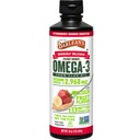 Barlean's Vegan Omega 3 6 9 Linsēklu eļļa Šķidruma papildinājums, zemeņu Banana Smoothie, Linu sēklu eļļa ar 2,968 mg ALA Taukskābju, ne-GMO un bez glutēna, 16 oz