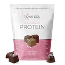 Viens Sol Lean augu proteīna pulveris, zirņu un brūno rīsu proteīns, zems Karb, vegan Friend - glutēns, laktoze, & bez sojas - bez pievienotā cukura, ne-GMO, tīra uztura, bez uzputošanas (šokolādes jūras sāls)