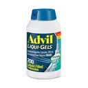Advil Liqui-Gels minis Sāpes Reliver un drudzis Reduktors, sāpes Medicīna pieaugušajiem ar Ibuprofēnu 200 mg sāpju mazināšanai - 200 šķidrās kapsulas